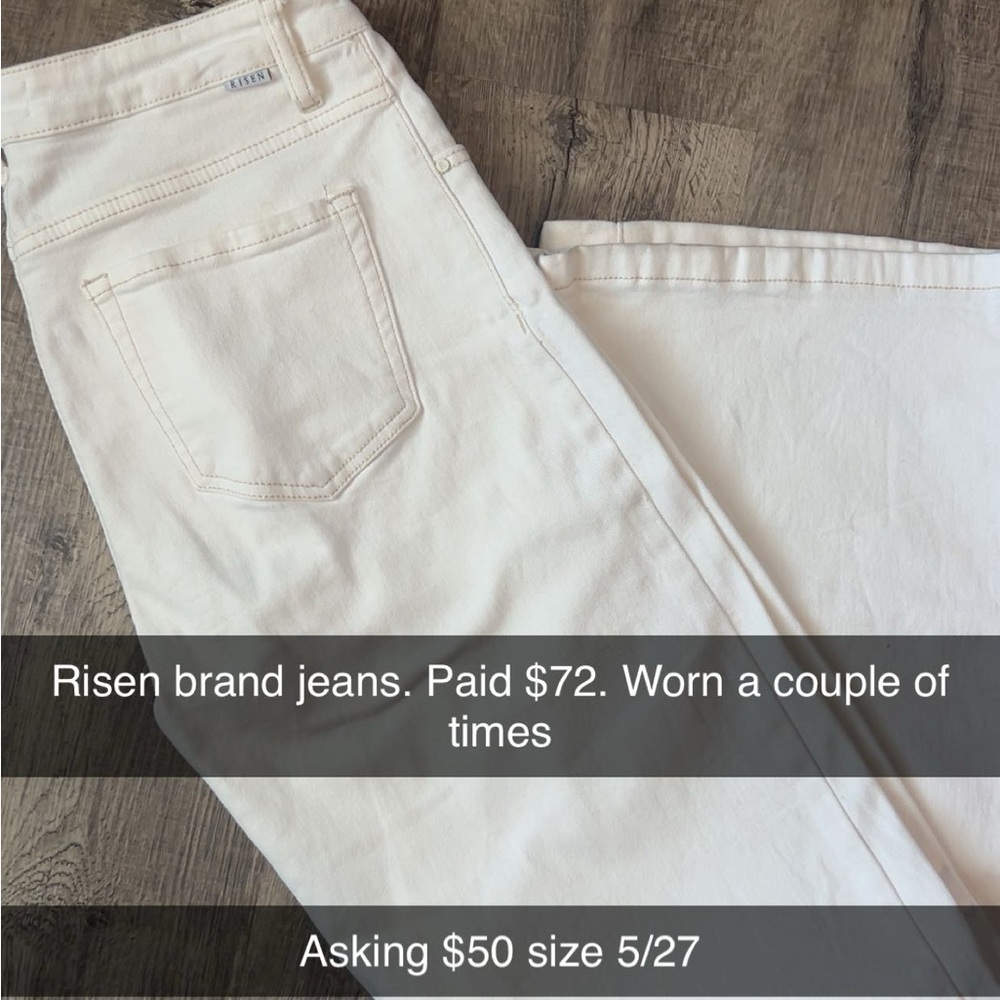 Women's Cream Jeans